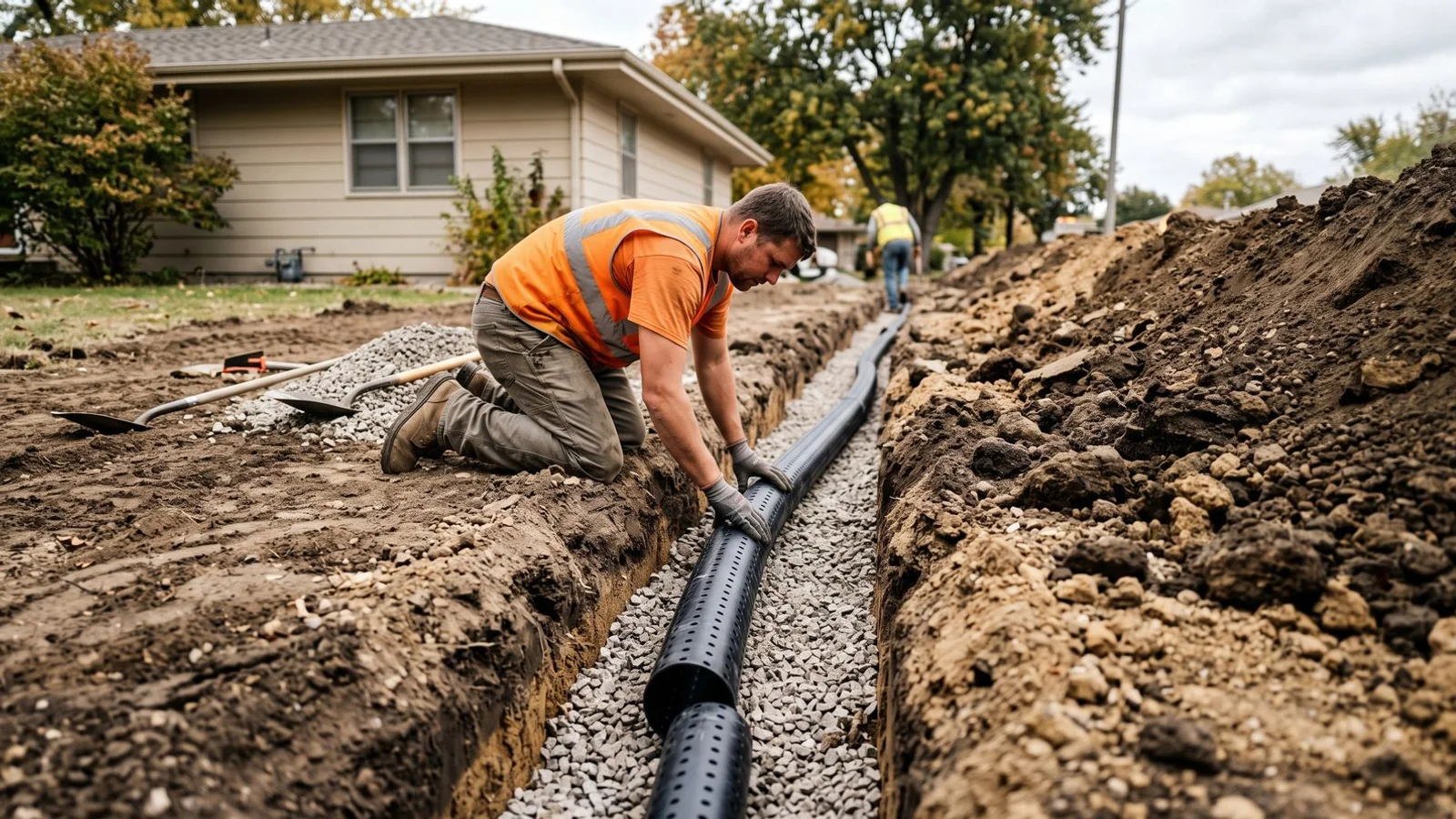 Yard Drainage Solutions in Wichita, Kansas
