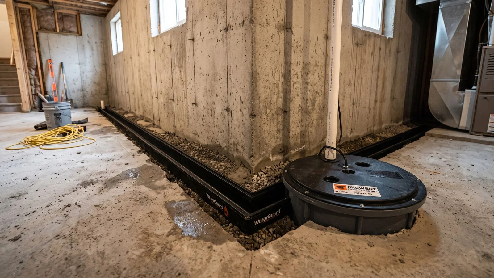 Basement Waterproofing in Wichita, Kansas